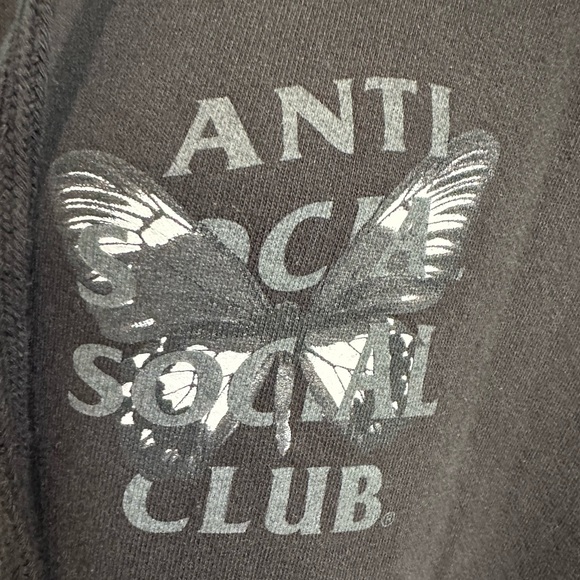 Anti Social Social Club Hidden Sky Butterfly Hoodie - Picture 3 of 4